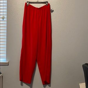 BRAND NEW red float Donna Rico pants